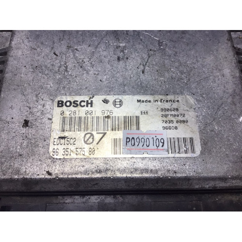 Cıtroen Xsara Peugeot 306 2.0 HDI Motor Beyni 0281001976 EDC15C2 9635157580