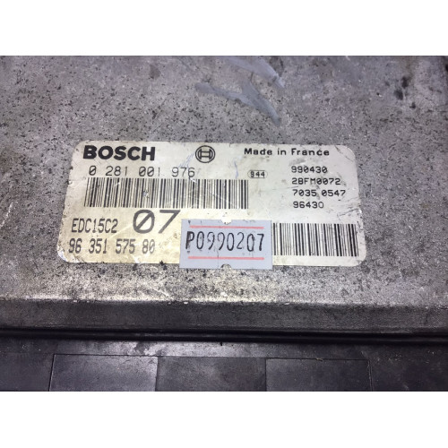 Cıtroen Xsara Peugeot 306 2.0 HDI Motor Beyni 0281001976 EDC15C2 9635157580
