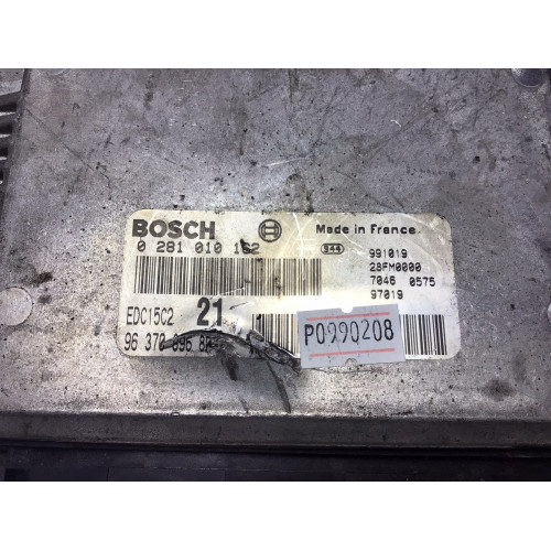 Cıtroen Xsara Peugeot 306 Motor Beyni 0281010162 EDC15C2 9637089680