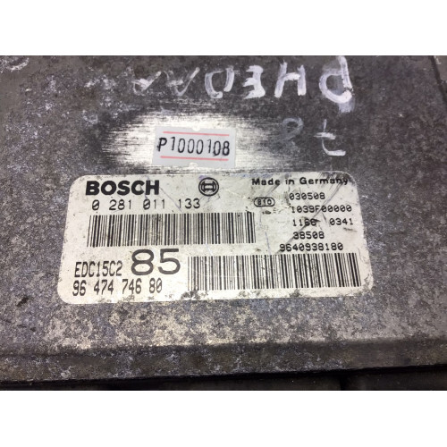 Peugeot 306 Motor Beyni 0281011133 EDC15C2 9647474680 
