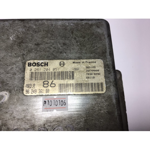 Citroen Saxo Peugeot 106 Motor Beyni MA3.0 0261204051 9624936180