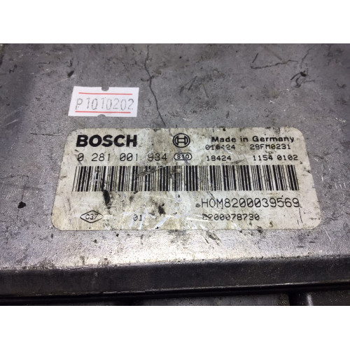 Renault 1.9 DCI Motor Beyni 0281001934 HOM8200039569 8200078730