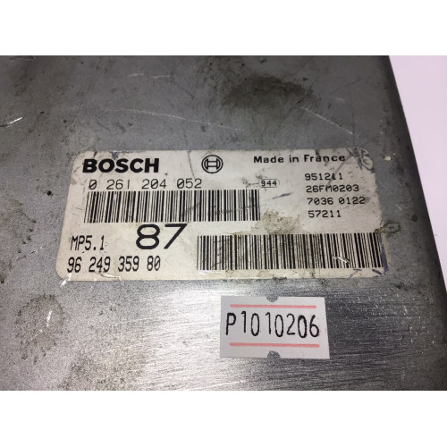 Peugeot 106 306 Motor Beyni 0261204052 9624935980 MP5.1