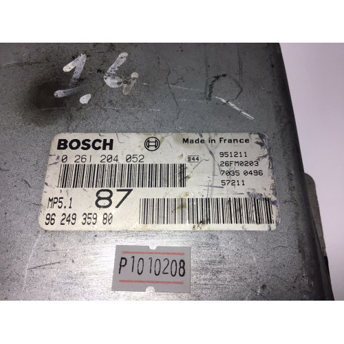 Peugeot 106 306 Motor Beyni 0261204052 9624935980 MP5.1