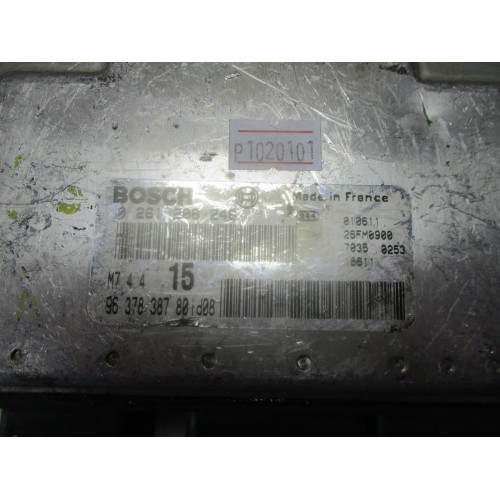 Citroen Saxo Motor Beyni 0261206246 M7.4.4 9648484380