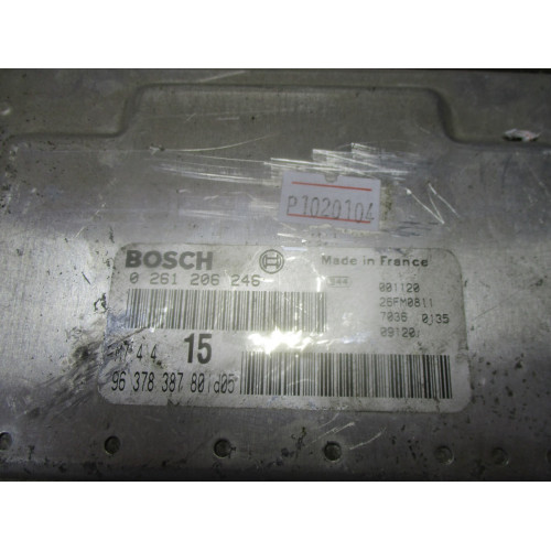 Citroen Saxo Motor Beyni 0261206246 M7.4.4 9648484380