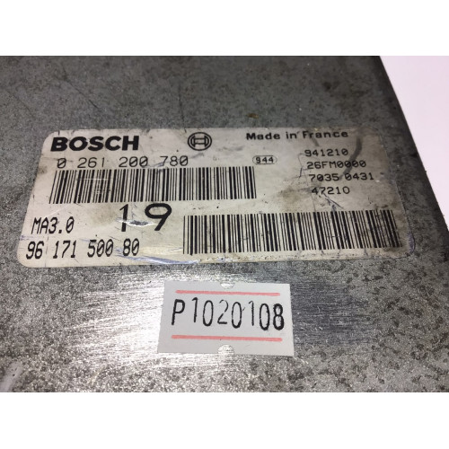Peugeot 106 Citroen Saxo 1.0 Motor Beyni 0261200780 MA3.0 9617150080