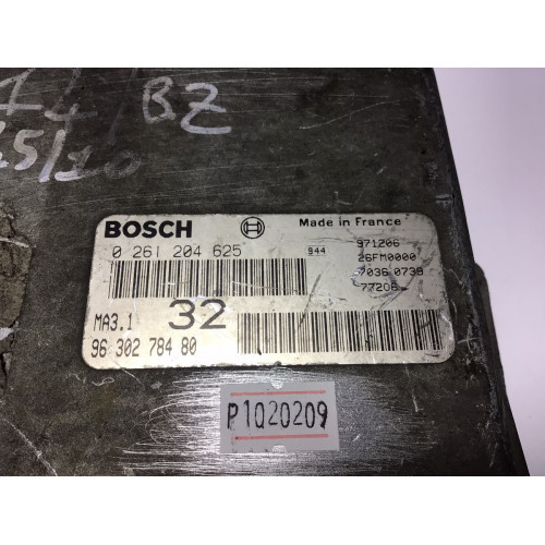 Citroen Saxo Peugeot 106 1.0 Motor Beyni MA3.1 0261204625 9630278480