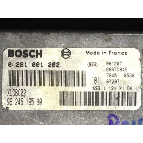 Peugeot 406 1.9 TD Motor Beyni 0281001262 XUBBC02 9624519580