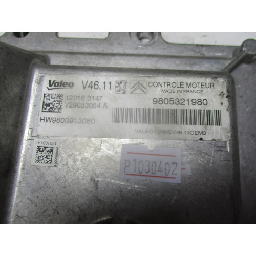 Peugeot 208 Motor Beyni 9805321980 V46.11 