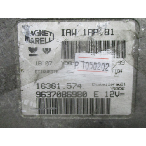 Peugeot 206 1.4 Motor Beyni 9637086980  IAW1AP.81