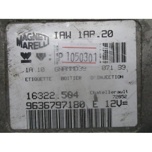 Citroen Xsara Motor Beyni 9636797180 IAW1AP.20
