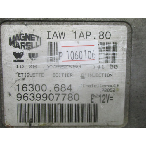 IAW1AP.80 9639907780 Peugeot 106 206 Motor Beyni 