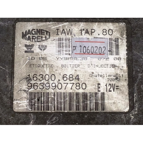 Peugeot 106 206 Motor Beyni IAW1AP.80 9639907780 