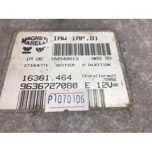 Peugeot 106 Citroen Saxo Motor Beyni 9636727080  IAW1AP.81