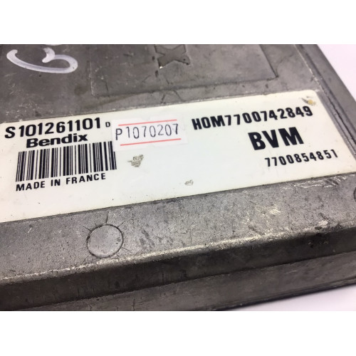 Renault Clio 1.8 Motor Beyni S101261101 HOM7700742849 7700854851