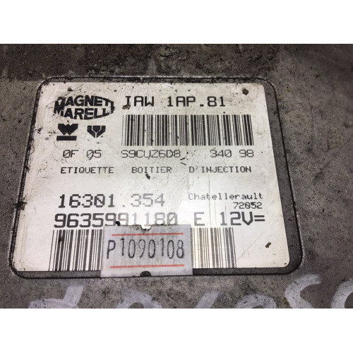 Peugeot 206 motor beyni 9635991180 IAW1AP.81 16301354