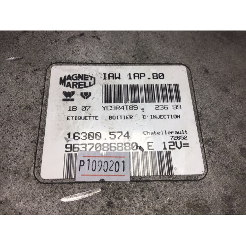 Peugeot 206 Motor Beyni 9637086880 IAW1AP.80