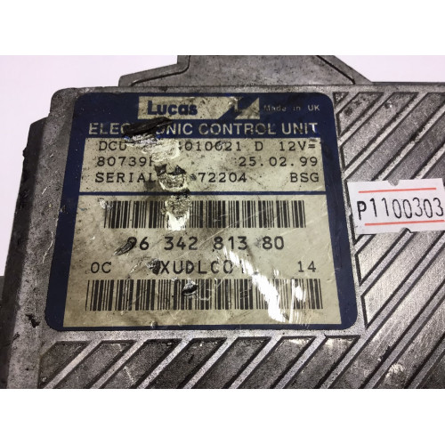 Citroen Peugeot Fiat 2.1 TD Motor Beyni 9634281380 XUDLC01