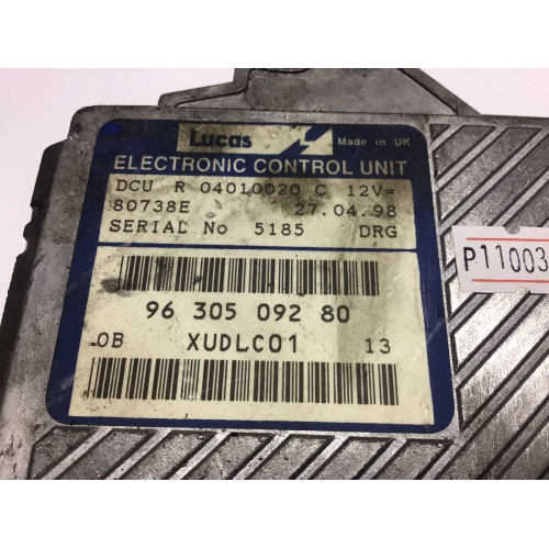 Citroen Motor Beyni 9630509280 XUDLC01