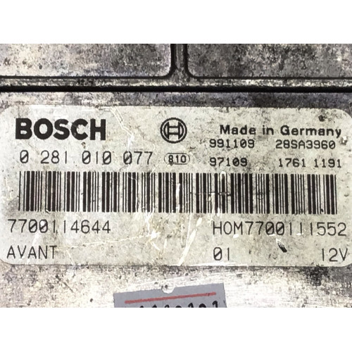 Renault Scenic 1.9 Motor Beyni 0281010077 7700114644 HOM7700111552