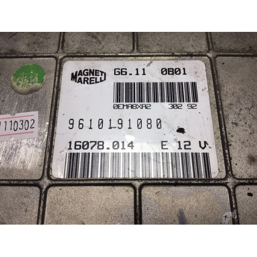 Peugeot 106 1.1 Motor Beyni G6.110B01 9610191080 16078.014