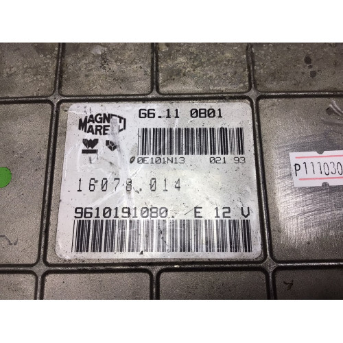 Peugeot 106 1.1 Motor Beyni G6.110B01 9610191080 16078.014