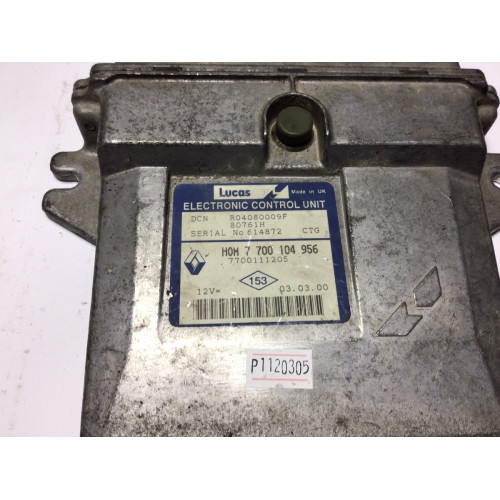Renault Kangoo 1.9 Motor Beyni R0408009F 80761H HOM7700104956 