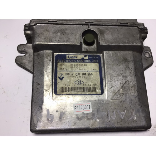 Renault Kangoo 1.9 Motor Beyni R04080012G 80759J HOM7700104956 7700108570