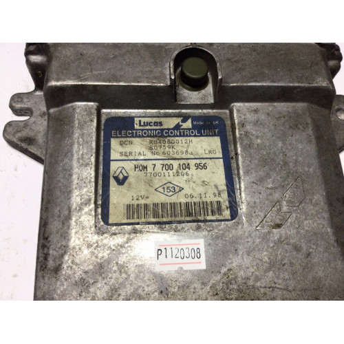Renault Kangoo 1.9 Motor Beyin HOM7700104956 R04080012H 80759K