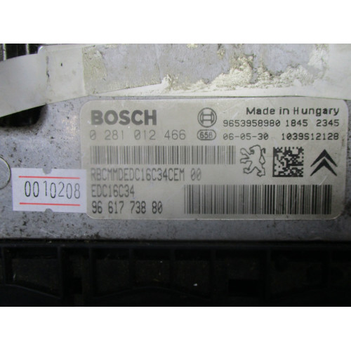 Citroen Xsara Peugeot Picasso 1.6 Motor Beyni 0281012466 EDC16C34 9661773880