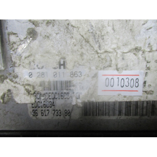 Peugeot 307 Motor Beyni 0281011863 EDC16C34 9661773380