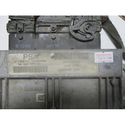 Citroen C2 C3 1.4 Motor beyni 9656297980 9649433980 JCAE-CMME S2000PM2