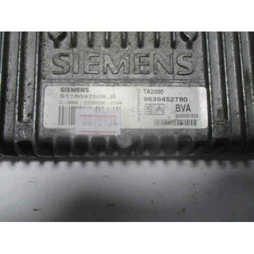 Citroen C5 Şanzıman Beyni S118047508B 9639452780 TA2000