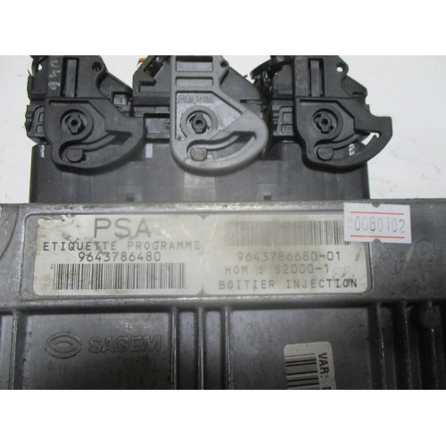 Peugeot 406 1.8 Motor Beyni  9643786480 9643786680-01 S2000-1