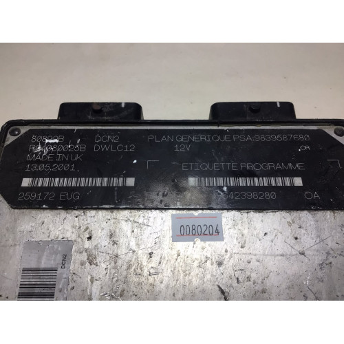 Citroen Berlingo Peugeot Partner 1.9 Motor Beyni R04080025B 9839587680 9642414580 11.12.2001