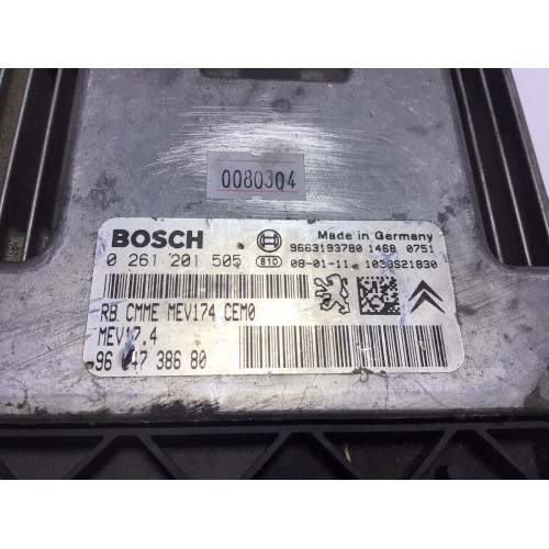 Peugeot 207 308 1.6 Motor Beyni 0261201505 MEV17.4 9664738680