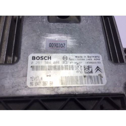 Peugeot 206 1.4 Motor Beyni 0261S04008 MEV17.4 9664738780