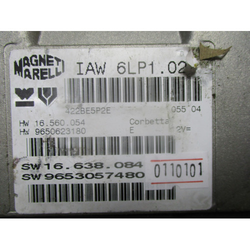 Peugeot 307 2.0 Motor Beyni IAW6LP1.02 9647494880 9650602680
