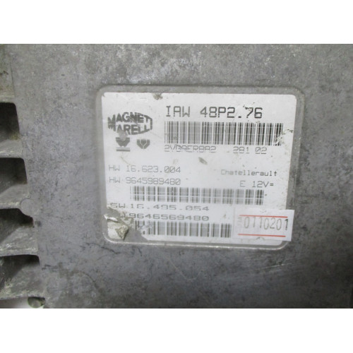 Peugeot 206 1.1 Motor Beyni IAW48P2.72 9645989480 9648568480 