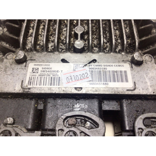 Citroen C3 1.4 Motor Beyni 5WS40285E-T 9663483180 9653451880 SID806