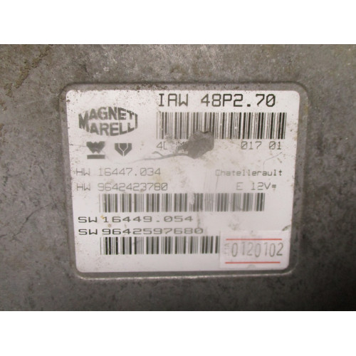 Peugeot 206 1.1 Motor Beyni IAW48P2.70 9642423780 9642597680 