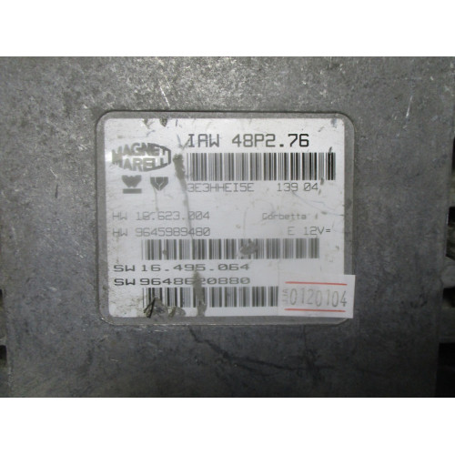 Peugeot 206 1.1 Motor Beyni IAW48P2.76 9645989480 9648620880