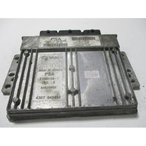 Citroen C2 1.4 Motor Beyni 9657018380 9649433980 21585166-7