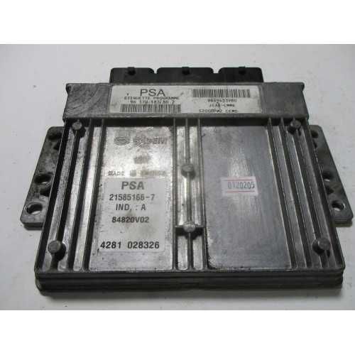 Citroen C2 1.4 Motor Beyni 9657018380 9649433980 21585166-7