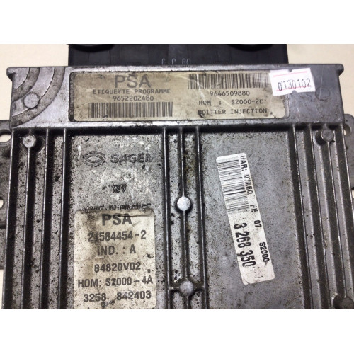 Citroen Xsara Motor Beyni 9652202480 9646509880 21584454-2