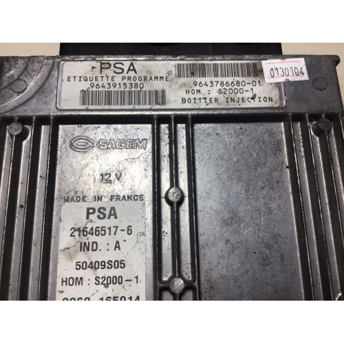 Citroen C5 Motor Beyni 21646517-6 9643915380 9643786680-01