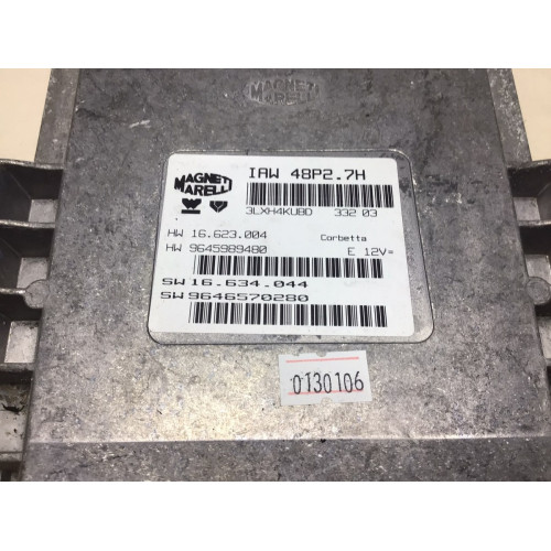Peugeot 206 1.4 Motor Beyni IAW48P2.7H 9645989480 9646570280