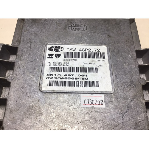 Peugeot 206 1.1 Motor Beyni IAW48P2.72 9645989480 9648568480