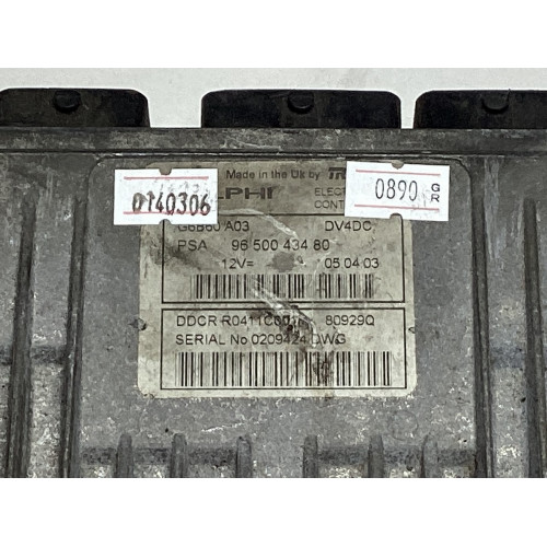 Citroen C3 1.4 HDI Motor Beyni 9650043480 DDCR